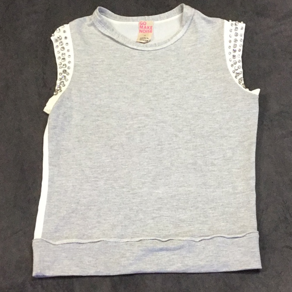Embellished short sleeve top